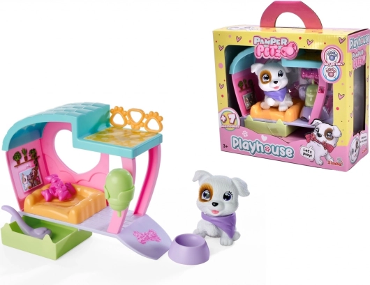 Pamper Petz házikó kölyökkutyával és kiegészítőkkel