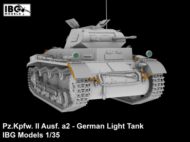 Német könnyű tank modell 1:35