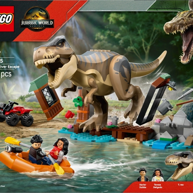 Lego Jurassic World Meneklés a Tyrannosaurus elől
