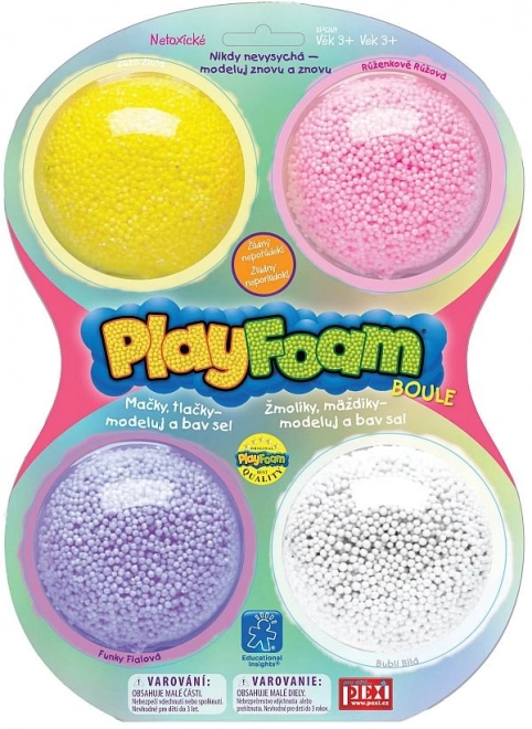 playfoam gyurmagolyó 4 csomag