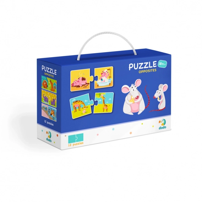 Puzzle Duo Ellentétek -12x2 darab
