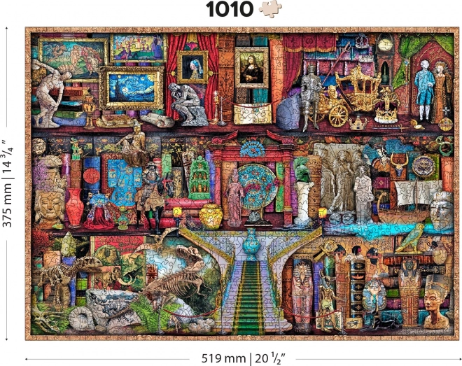 Fa puzzle múzeumi rendőrség 1010 darab