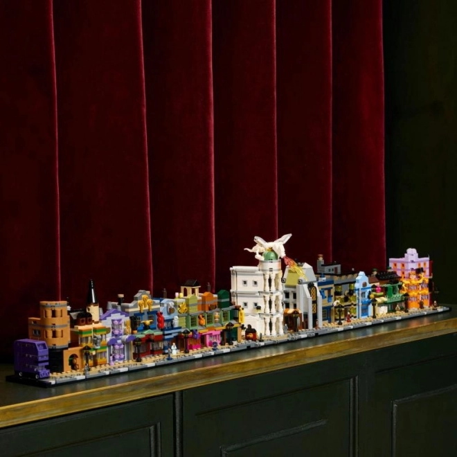 LEGO Harry Potter Varázsló Boltok Miniatűr Modellje a Zsebpiszok Közben