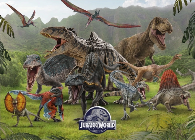 Dino puzzle jurassic world 1000 darabos