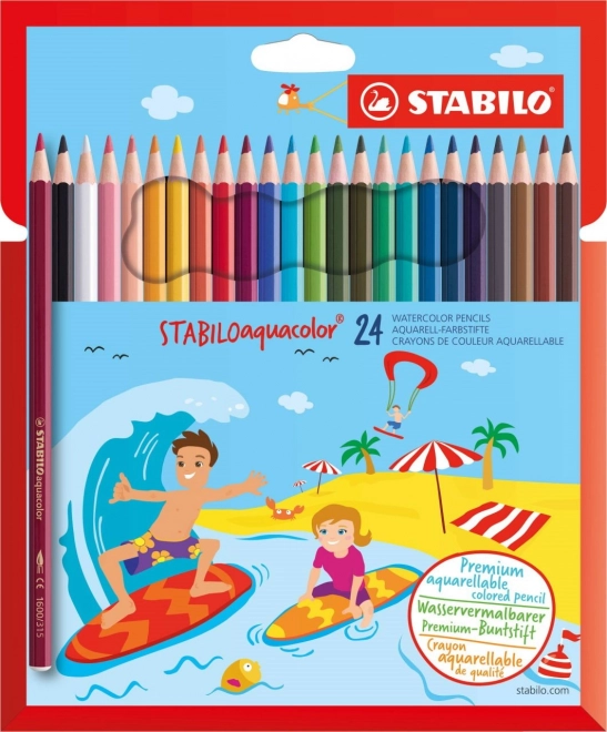 STABILO Aquacolor akvarellceruza készlet