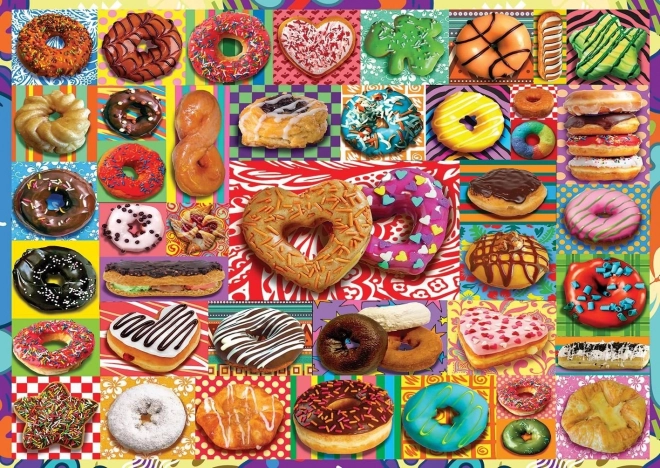 Donuty 500 darabos puzzle - ART PUZZLE