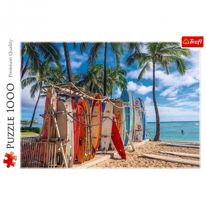 Trefl puzzle: Waikiki Beach, Hawaii - 1000 darab