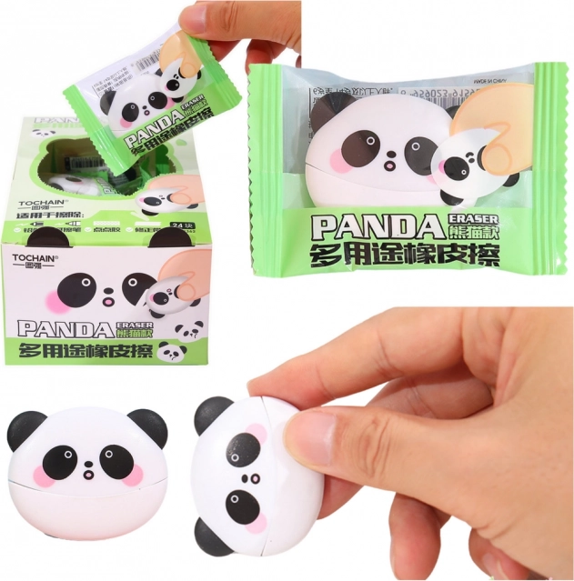 Radír panda formában
