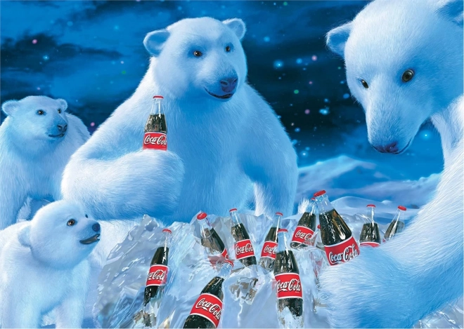 Puzzle Coca Cola Jegesmedvék 1000 darab