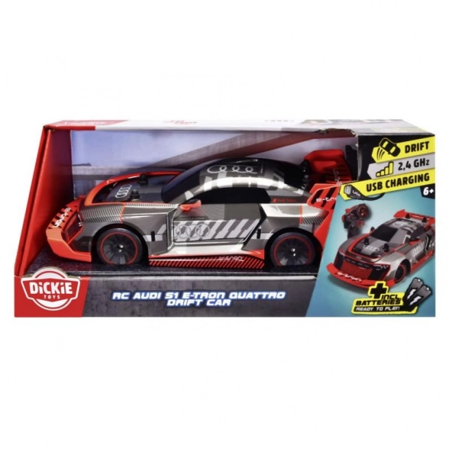 rc audi s1 e-tron quattro távirányítós autó 30 cm