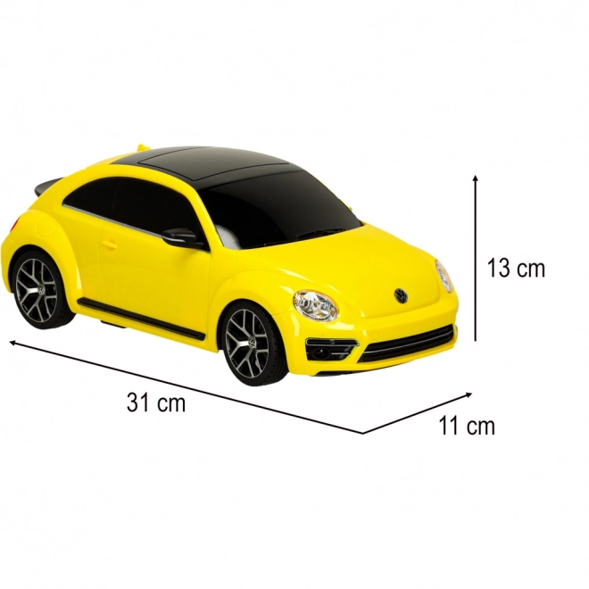 Távirányítós Volkswagen Bogár autó 1:14 sárga