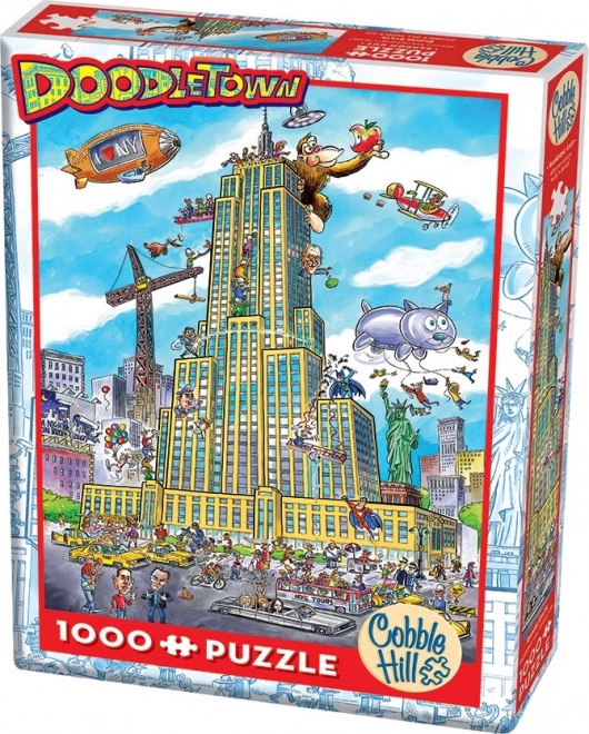 Cobble Hill puzzle DoodleTown: Empire State 1000 darab