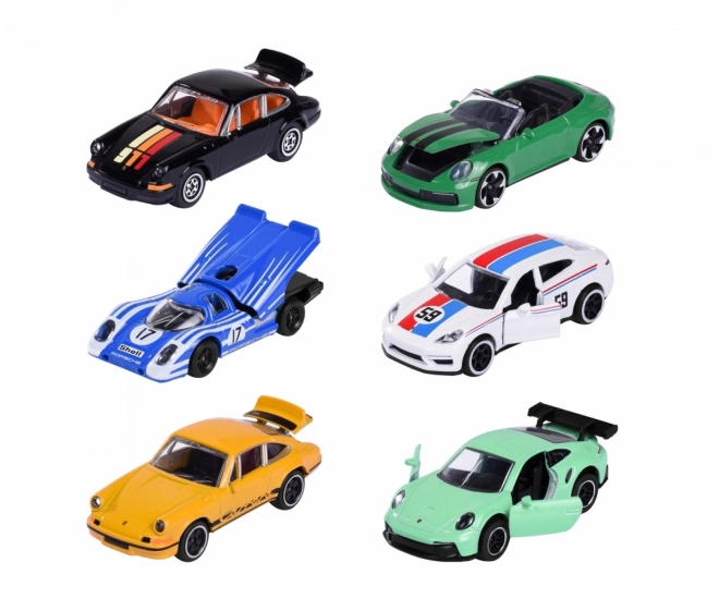 Majorette Porsche prémium autók - 6 féle