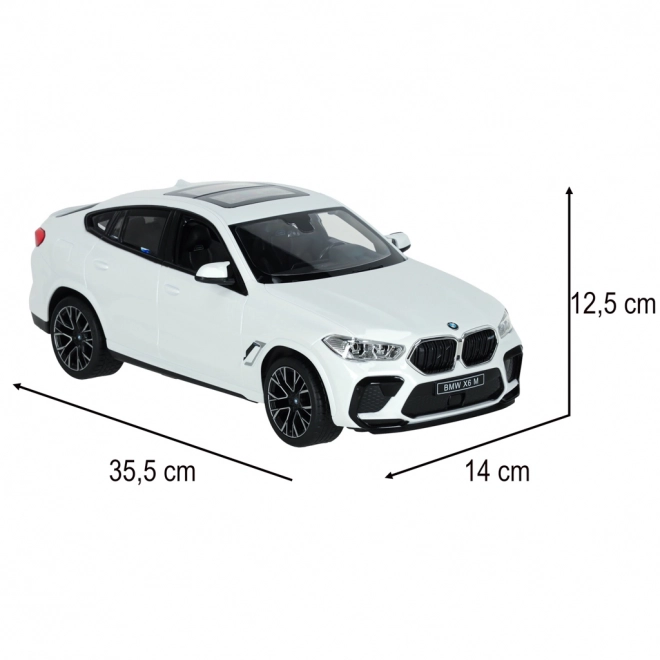 Távirányítós BMW X6 M autó fehér