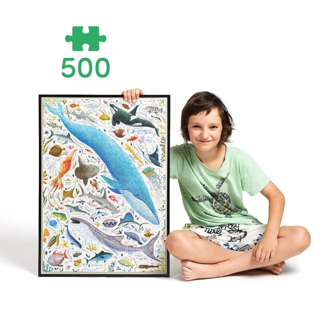 Puzzlove czuCzu halak és vízi állatok 500 darabos kirakós