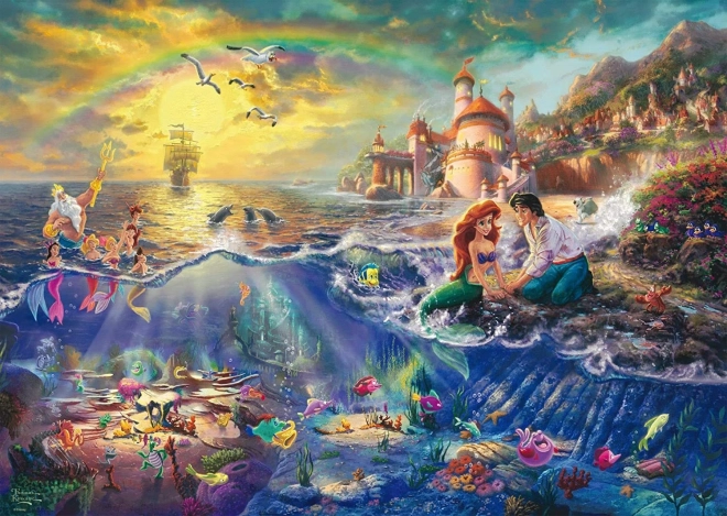 A kis hableány ARIEL puzzle 1000 darabos