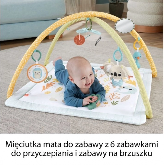 Fisher-Price zenélő játék szőnyeg érzékelő játékokkal