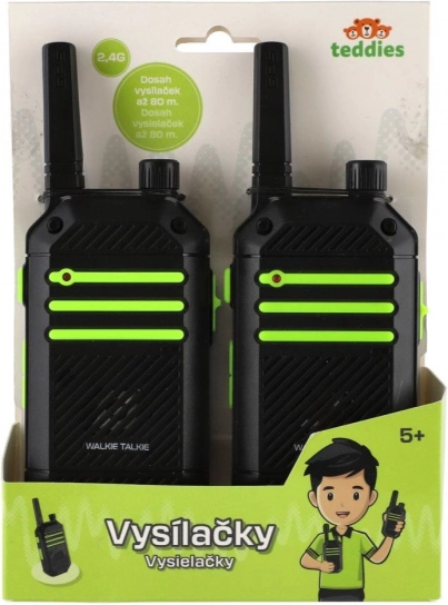 Gyermek Walkie-Talkie 2,4 GHz-es adóvevő 80 méteres hatótávval