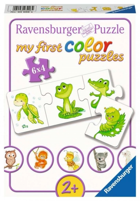 Ravensburger színes állatok első puzzle