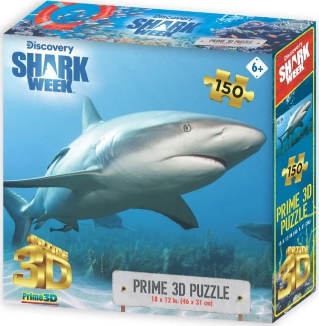 Cápa 3D optikai hatású puzzle