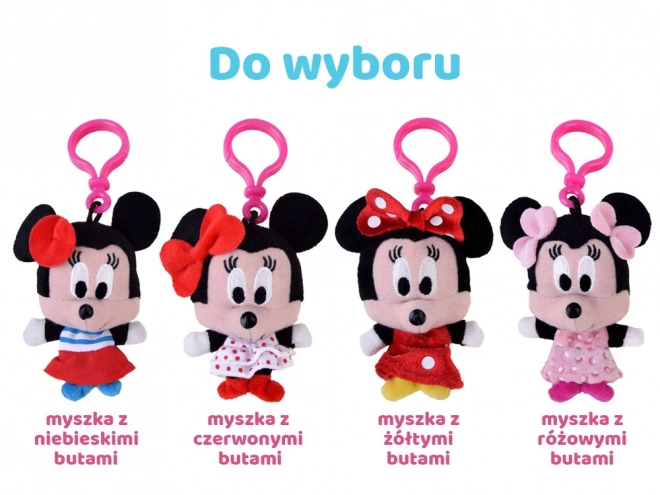 Disney Minnie egér plüss kulcstartó