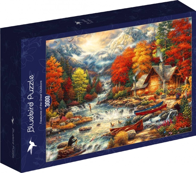 Bluebird Puzzle Vadvidéki kincsek 3000 darabos