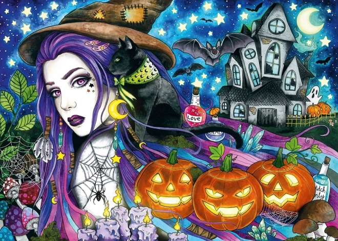 Ravensburger halloween puzzle 1000 darabos