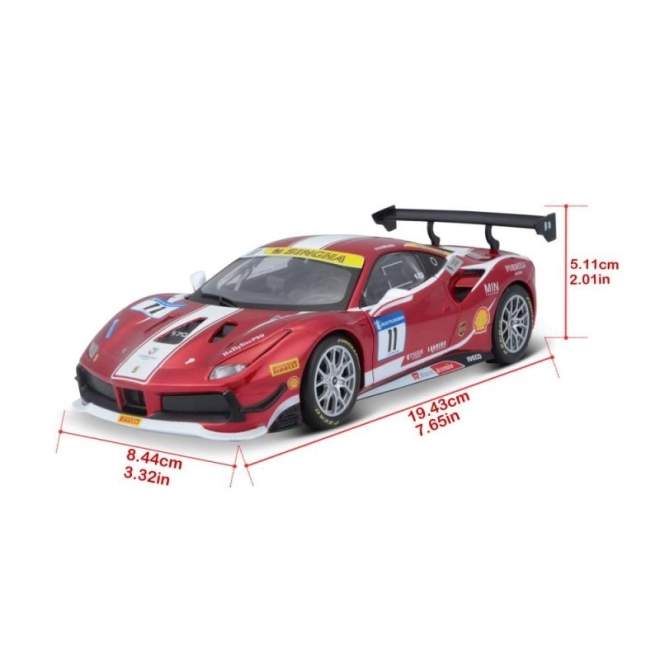 Ferrari versenyautó 488 Challenge 2017 modell