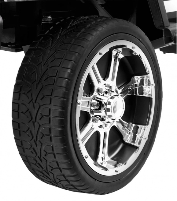 Elektromos kisautó Jeep Raptor 4x4 fekete