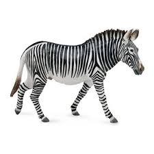 Részletes Grévy-zebra figura gyerekeknek