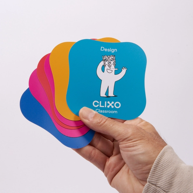 Clixo mágneses építőkészlet 100 darabos osztálytermi készlet