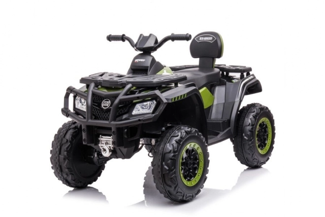 Zöld katonai akkumulátoros quad 24V
