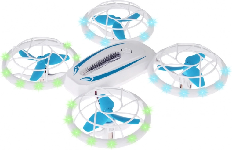 Biztonságos repülés propellervédőkkel és LED-ekkel