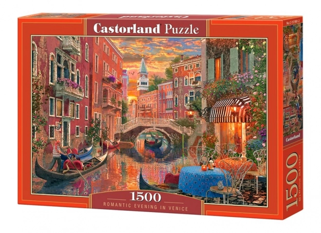 Romantikus este Velencében 1500 darabos puzzle