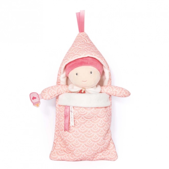 Doudou Jolijou baba hálózsákban 20 cm