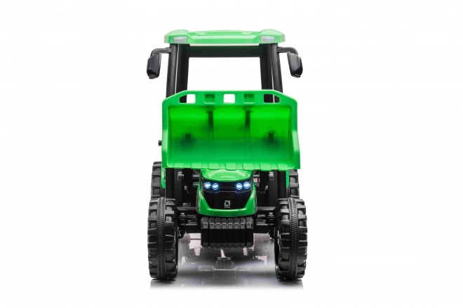 MEGA Traktor D68 zöld utánfutóval