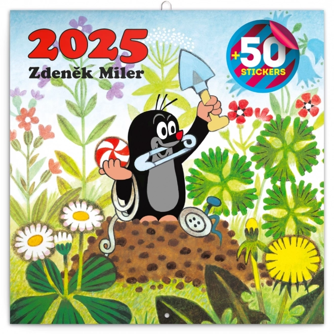 Poznaptár Krteček 2025 50 matrica