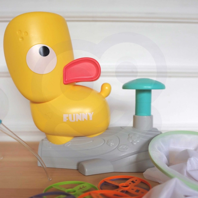 Woopie Ügyességi játék Fogd el Frisbee lemezvetővel