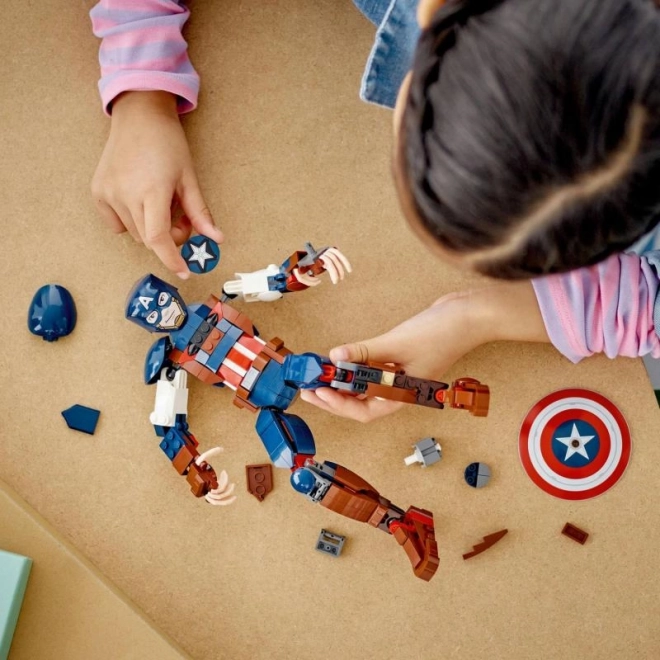 Captain America összerakható figura