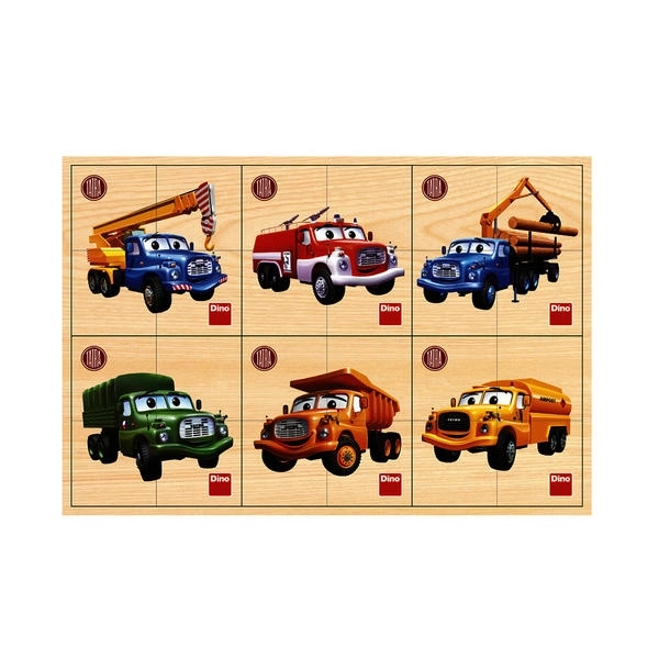 Dino fa puzzle Tatra 6x4 darabos