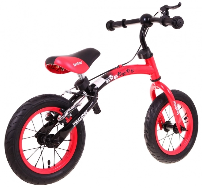 Gyerek Futóbicikli Boomerang SporTrike Piros