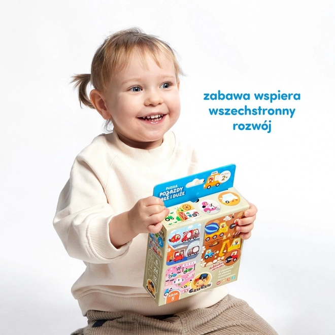 Puzzle Kis és Nagy Autók