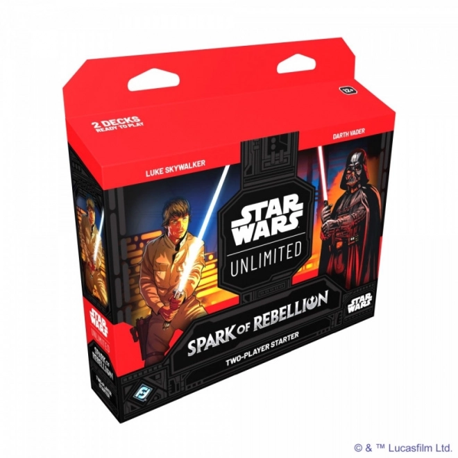 Star Wars: Unlimited – Lázadás Szikrája kezdőcsomag két játékosnak