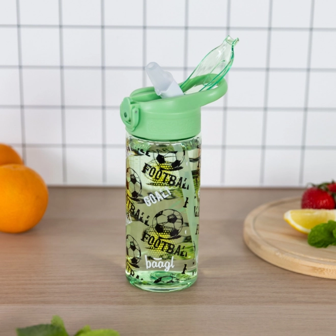 Tritan palack szívószállal Foci 500 ml