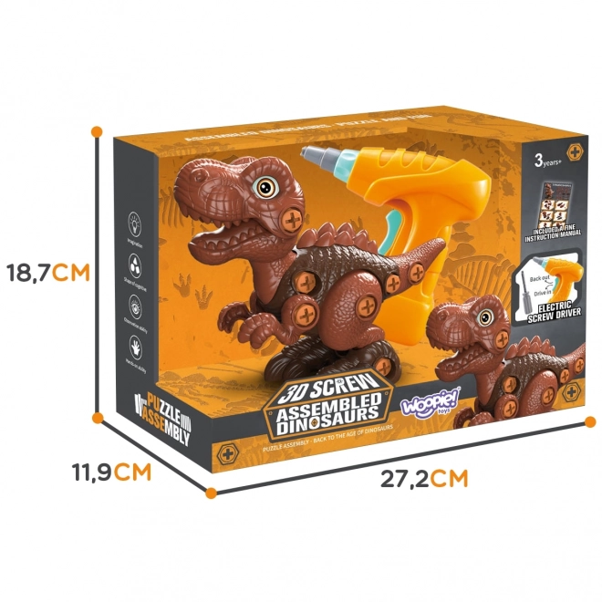 Dinoszaurusz összerakásra fúróval 31 db