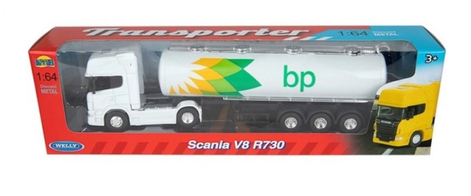 Tartályos teherautó modell 1/64 SCANIA V8