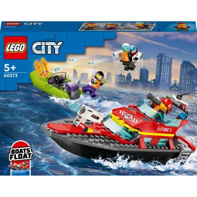 Lego city tűzoltóhajó