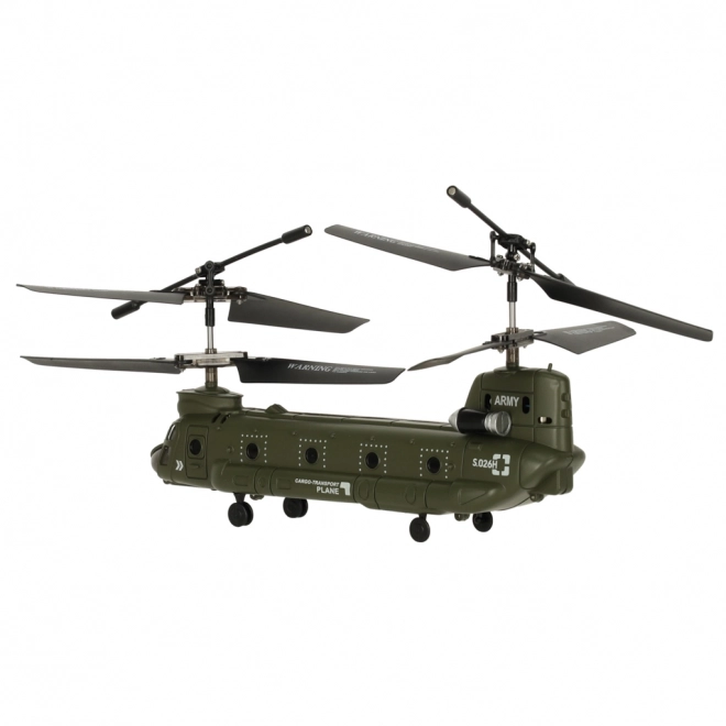 RC helikopter SYMA S026H-1 Wi‑Fi-val és 2,4 GHz‑cel, fekete/khaki