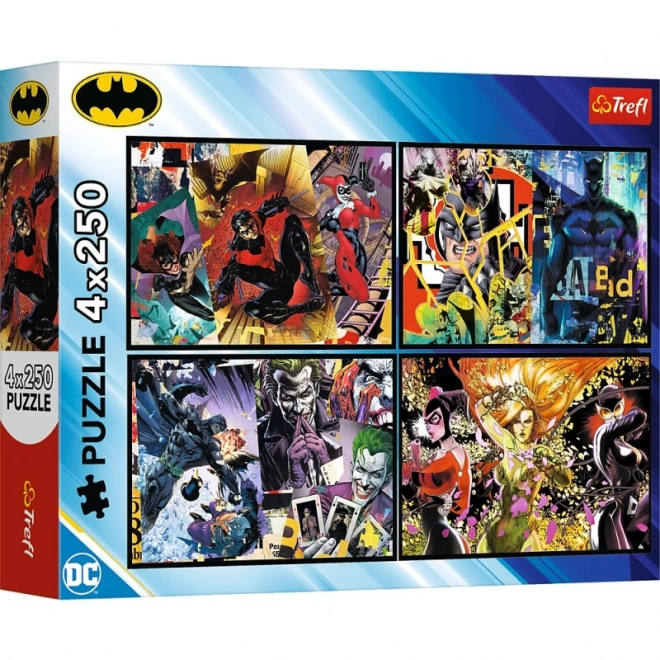 Batman akcióban 4 x 250 db puzzle