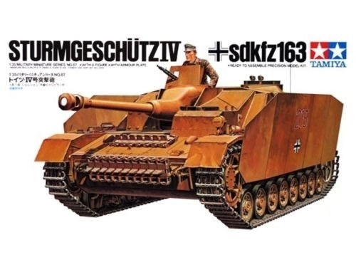 Német Sturmgeschütz IV harckocsi makett